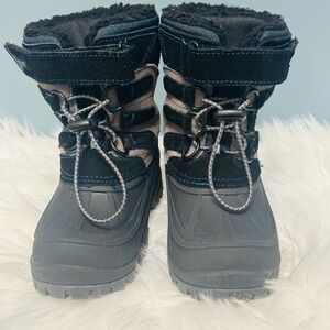 Kamik Black and Blue Winter Boots